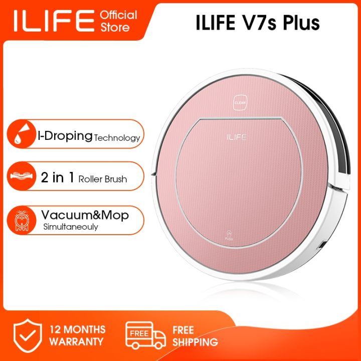 ILIFE V7s Plus Vacuum Cleaner Robot ,120Mins Automatic Charging,Home