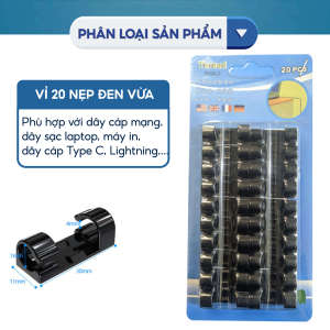 Nẹp Dây Điện Dán Tường Keo 3M Maiha Cố Định Thu Gọn Đi Dây Cáp Đa Năng Tiện Lợi
