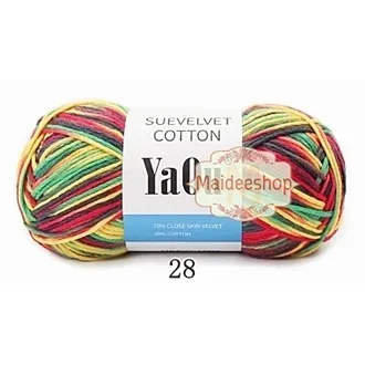 ไหมพรม YaOu ไหมสีเหลือบเส้นเงา ลื่น ทิ้งตัว น้ำหนัก 100กรัมค่ะ ไหมพรมสีเหลือบ ไหมพรมสีสลับ 💥มีเก็บเงินปลายทางค่ะ💥