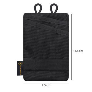 Huife Mini Storage Bag Multifunctional EDC Pouch Portable Tool Bag Foldable Credit Card Clip Wallet Hanging Waist Bag