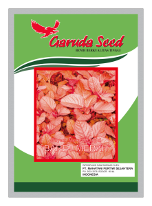 Garuda Seed Benih Bayam Merah Baret Merah Kemasan 50gram
