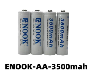 ENOOK 1.2V AA 3500mAh & AAA 150mAhRechargeable Ni-MH Batteries High Capacity