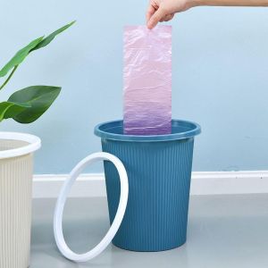 Tong Sampah Portable dengan Tempat Kantong Plastik Sampah Refill Isi Ulang Roll Gulungan Otomatis