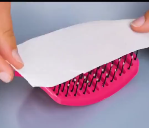 50Pcs Cleaning Net for Hair Brush Cushion Comb Net Cleaning Sheet Pad Massage Comb Protection Net Portable Comb Paper Life Hack