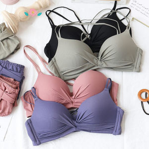 Lizida Victorian ชุดชั้นใน Secret ผู้หญิงความงามกลับชุดชั้นในลึก V รวบรวมไม่มีแหวนเหล็ก Bra