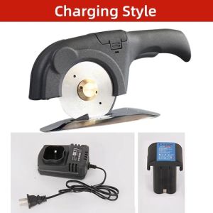 Hanson8 Electric Round Brushless Adjustable Electric Scissors  Leather Cloth Paper Hand-held Electric Scissors for cloth Z4K2H