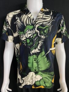 เสื้อฮาวายลาย Shinto ผ้านุ่มลื่นใส่สบาย