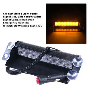 MA 12V Đèn LED Nhấp Nháy Cho Xe Hơi Đèn Cảnh Sát Đèn Tín Hiệu Màu Đỏ/Xanh Dương Màu Vàng/Trắng Đèn Nhấp Nháy Khẩn Cấp Đèn Cảnh Báo Kính Chắn Gió