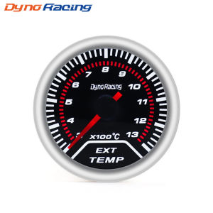 Dynoracing 2" 52mm 12V Exhaust gas temp gauge Smoke lens 300-1300C Auto Exhaust gas temp gauge Car meter