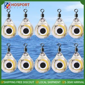 10Pcs Fishing Lure Set - Mini Eye Shape Battery Operated for Effective Fishing in Seawater and Freshwater