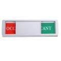 Occupied Vacant Door Sign Home Office Conference Meeting Room Occupied Door Sign Indicator. 