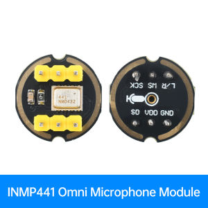 diymore INMP441 omnidirectional microphone module MEMS high precision low power consumption I2S interface support ESP32 with pin header