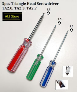 3pcs Triangle Head Screwdriver TA2.0 TA2.3 TA2.7 - For small home appliances / electronic toys repair tools set