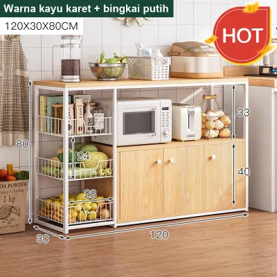 Kaman Rak Dapur Kayu Lemari Dapur Lemari Dapur Minimalis Rak Microwave Rak Dapur Minimalis