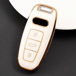 Bao Da Ốp Bảo Vệ Vỏ Bọc Chìa Khóa Thông Minh Cho Xe  Audi A3 A4 A5 A6 A7 A8 A4L A6L Q5 Q7