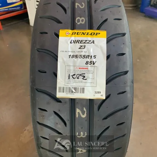 ダンロップ ディレッツァ ZⅢ 195/55-15 中古品 ２本セット① ダンロップ DIREZZA z３ 195⁄55R15 中古 ２本 ダンロップ DIREZZA z３