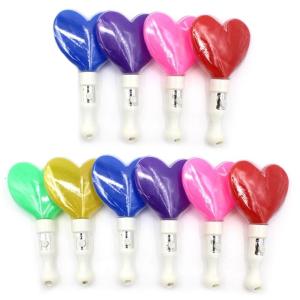 Light Up Sticks Night Toy Luminous LED Flashing Wand Handheld Heart Sticks Adult Party Props Night Club Cheering Props