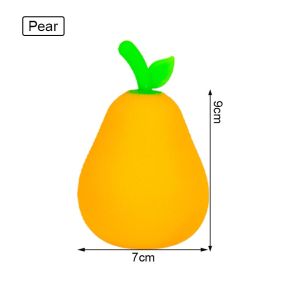 Splat Toy Buah Mainan Squishy Ball Fruit Anti Stress Strawbery Pisang Anggur Wortel Kesemak Pear