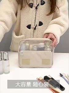 Foldable Makeup Bag Organizer Haning Cosmetic Bag Travel Wash Bag Pouch Toiletry Bag Waterproof Storage Beg Mekap