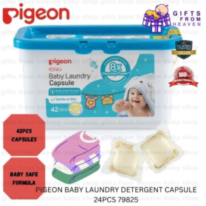 PIGEON BABY LAUNDRY DETERGENT CAPSULE 24PCS 79825