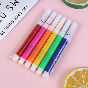 5Pcs DIY Children Hand-painted Graffiti Painting Color Filling Paper Fan Educational Toys For Kids Wholesale