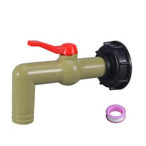 Dày nhựa bồn nước IBC khớp bể nước phụ kiện tưới vườn nối chủ đề Hose Thiết bị chuyển mạch Adapter