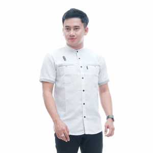 (NEW) Baju Koko Pria Dewasa Lengan Pendek M L XL baru bariasi terlengkap
