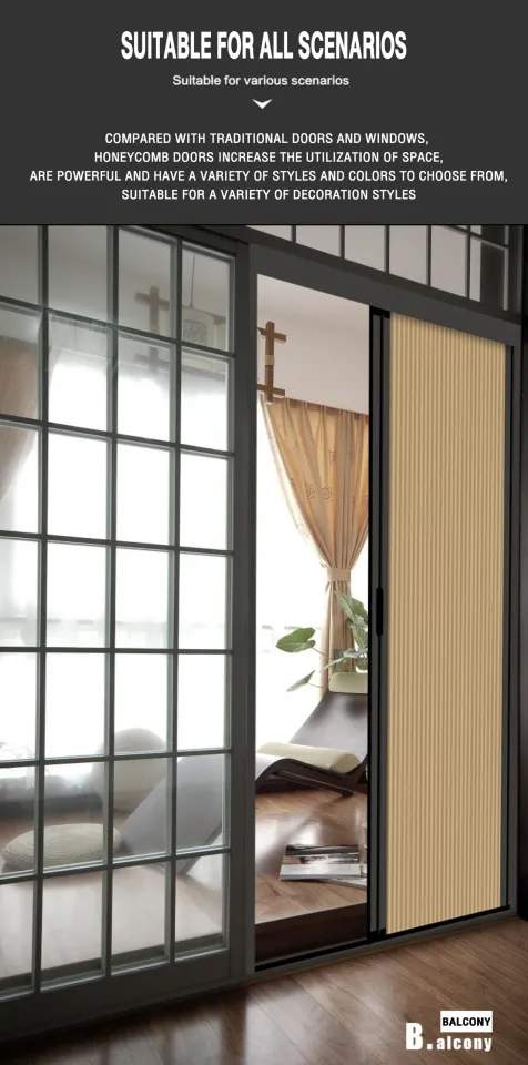 Aluminum Honeycomb Sliding door Accordion Folding door Indoor