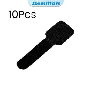ItemMart 10pcs High Self-adhesive Cable Organizer Nylon Charging Fixed Data Organizer