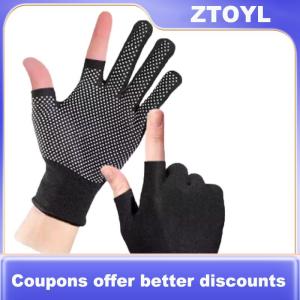 【ZTOYL】 ถุงมือขี่จักรยานสำหรับผู้ชาย ถุงมือขี่จักรยานกันลื่นสำหรับกลางแจ้งถุงมือบางสองนิ้วทัชสกรีน