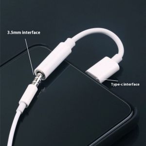 Phổ 3.5mm để Loại-C Đầu chuyển âm thanh cho iPhone & Android Mic hỗ trợ