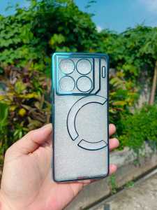 Casing Infinix Gt 20 Pro Silikon Clear Bening Plating List Crom Soft Case Handphone