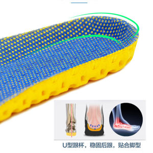 A Pair of Orthopedic Shoe Accessories Insoles Orthopedic Memory Foam Sports Arch Support Inserted In The Sole Pad Support Pad Womens and Mens Shoes Foot Pad Breathable