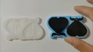 Silicone Butterfly Earring Mold Epoxy Resin Molds Casting Ear Hooks for DIY Ear Drop Charm Pendant