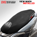 MOKOTO ELITE SERIES SEAT COVER NET ANTI-SLIP 3D MESH FOR HONDA AND YAMAHA MOTORCYCLE SPEEDMOTO 1PC. 