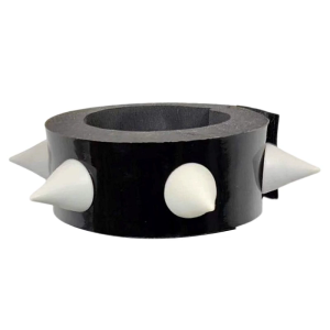 Spikes Studded Bracelet Anime Cosplay Costume Rock Punk Biker Wide Wrist Strap Leather Bracelet Gothic Rivets Wristband