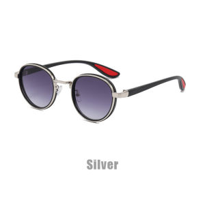 Vintage Metal Frame Rectangle Sunglasses for Men Women Cool Round Sun Glasses for Male Female ﻿Driving Fishing
