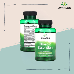 SwansonPH | Swanson Thyroid Essentials 90 Capsules Thyroid Support Comprehensive Formula Dietary Supplement Supports Nervous System Health