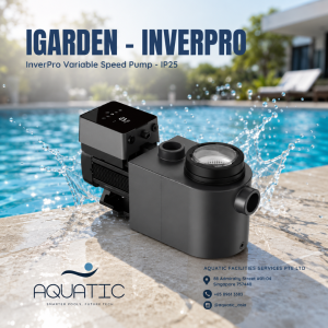 iGarden - InverPro Variable Speed Pump For Swimming Pool | IP25 | IP40