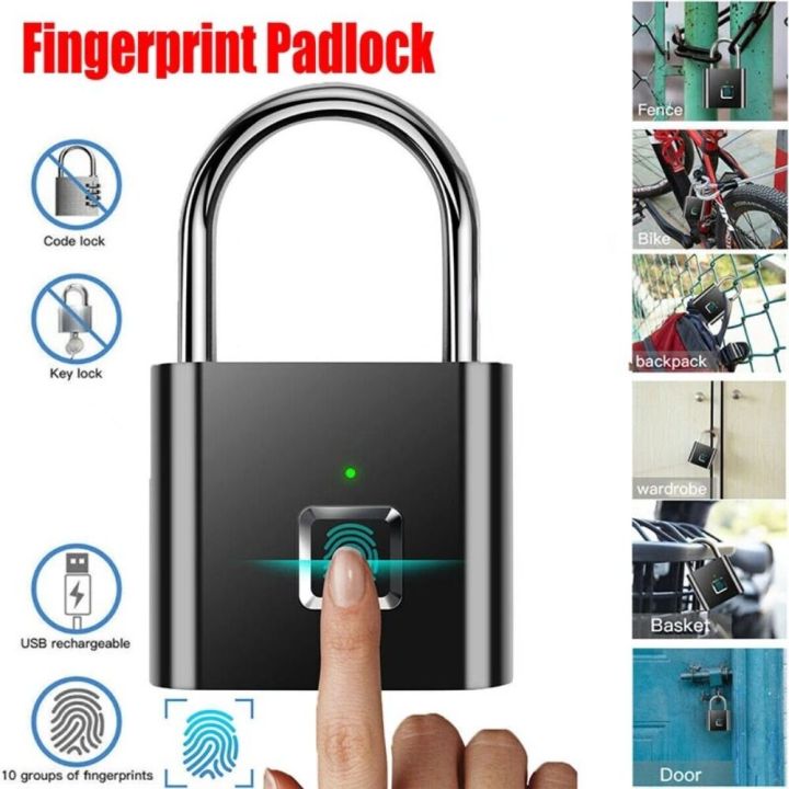 KJ57K USB Charging Fingerprint Lock Waterproof Keyless Electronic Door ...