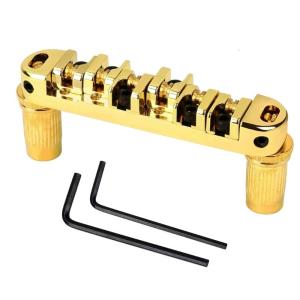 6 String Guitar Bridge Roller Saddles Adjustable Roller Saddles Guitar Bridge Replacement Electric Guitar Bridge