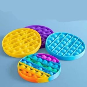 ของเล่น Push Pop Bubble Pop Fidget Toy สําหรับเล่นคลายเครียด ของเล่นบีบอัด เกมสมอง สําหรับเด็ก เล่นคลายเครียด
