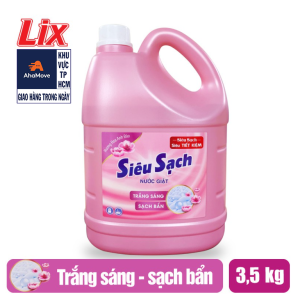 [HCM]Nước giặt Lix Siêu Sạch 3.3kg Hương Hoa Anh Đào