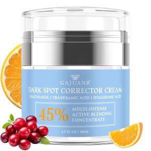 Dark Spot Remover for Face and Body: Dark Spot Corrector Cream Melasma Freckle Sun Spot Age Spot Remover with Niacinamide and Tranexamic Acid Natural Formula for All Skin Types - 1.7 Fl Oz
