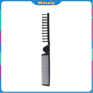Masely Foldable Double Head Hair Comb Anti-Static Pocket Mini Travel Hair Brush for Straight & Curly Hair