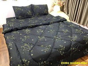 (Sale Hot) Chăn phao mùa đông bông siêu nhẹ poly cotton nhiều mẫu: Dâu Hồng thỏ cute vịt vàng... có ruột bông dày I - Có set 5 món hoặc lẻ 1 chăn phao tuỳ chọn