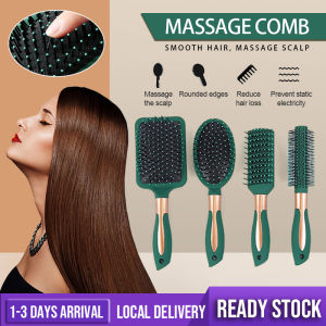 Hairdressing Massage Comb Ladies Comb Anti Static Hair Brush Air Cushion Comb Air-Bag Comb Hijab Muslim Sikat Rambut 气垫防静电按摩头发梳
