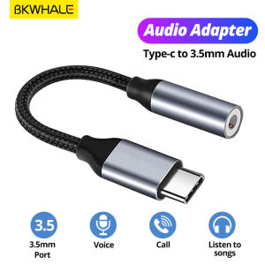 BKWHALE T8 USB Loại C đến Bộ chuyển đổi phụ 3.5mm Loại C đến 3.5 Jack Audio Converter Cable Tai nghe Adapter Cable
