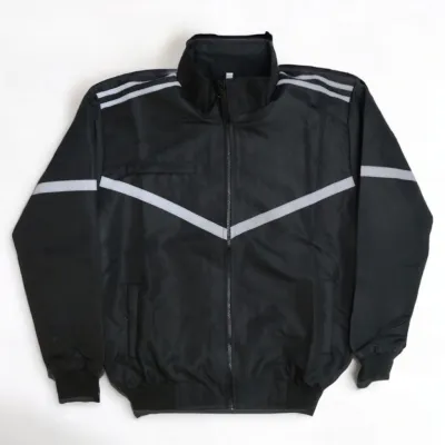 Jakett Hitam Polos - Driver Hitam - Jaket bomber Hitam - Jakett Motor Pria