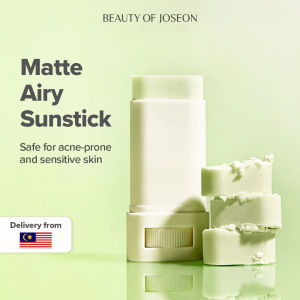 Beauty of Joseon Matte Sun Stick: Mugwort + Camellia SPF50+ PA++++ 18g | Sebum Control Soft-Matte Finish Reapply Over Makeup Mugwort Soothing